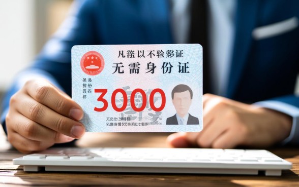 什么软件不用身份证可以借到3000元,怎么借?
