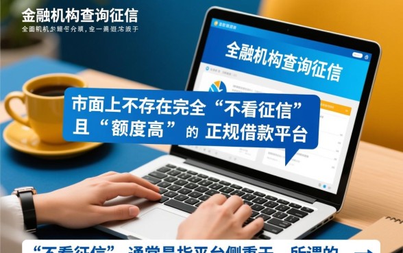 哪个借款平台不看征信容易通过，额度高怎么申请？