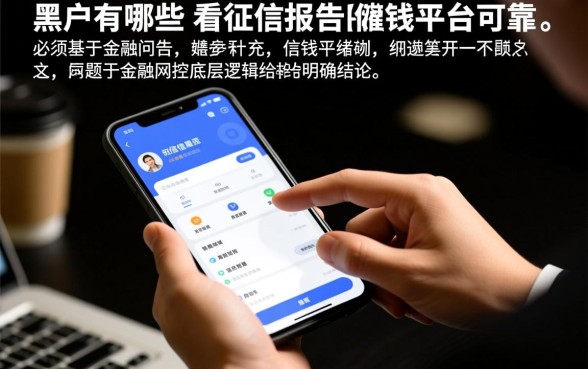 黑户不看征信借钱平台有哪些，黑户怎么贷款靠谱？