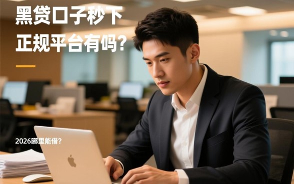黑户贷款口子秒下正规平台有吗，2026哪里能借？