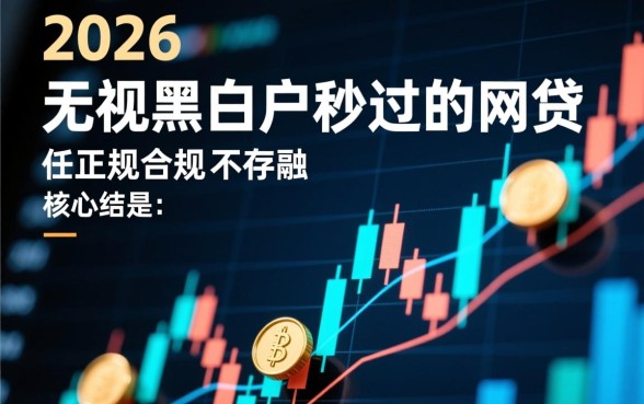 2026无视黑白户秒过的网贷是真的吗，黑白户能下款的口子有哪些