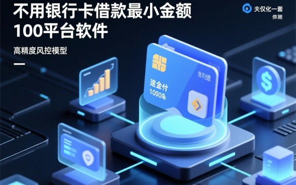 不用银行卡借款最小金额100平台软件有哪些？哪里可以借不用卡的100元？