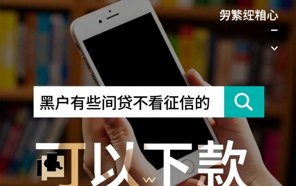 黑户有哪些网贷不看征信的平台，哪里申请容易秒下款