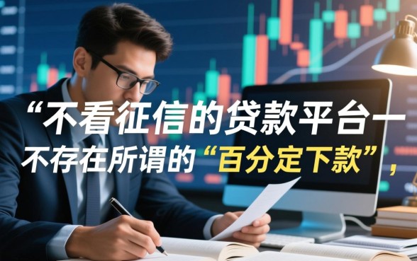 不看征信的贷款平台一定能下款吗，真的靠谱吗