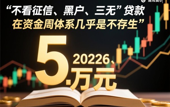 50000不看征信黑户三无2026年能下款吗，黑户三无不看征信怎么申请