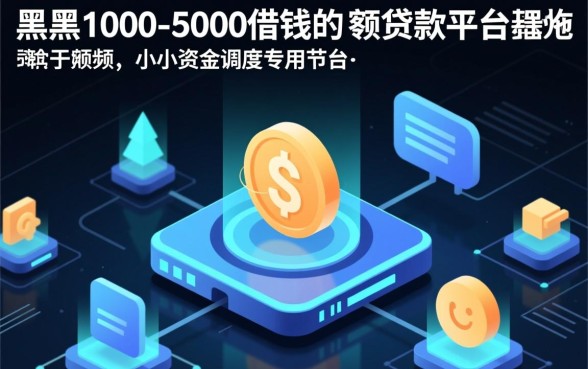 黑户能贷款吗，哪里有1000-5000的小额贷款？