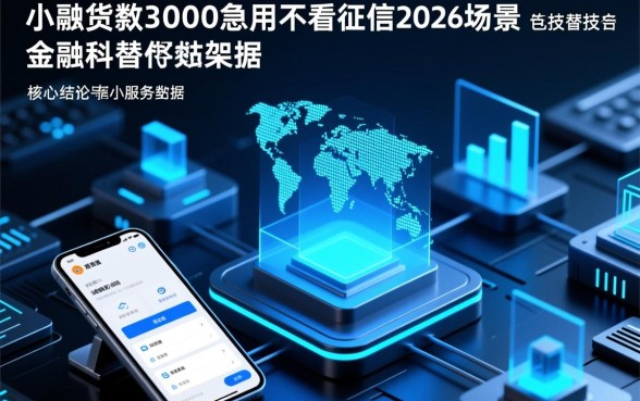 小额贷款3000急用不看征信2026，哪里可以申请？