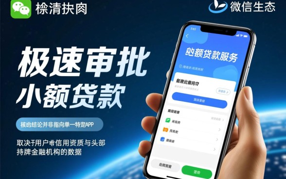 微信上面小额贷款哪个平台最快通过审核，微信借钱哪个平台容易下款