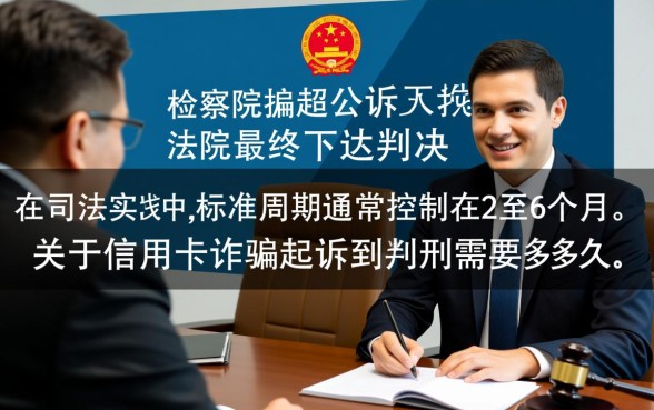 信用卡诈骗起诉到判刑需要多久，一般多久能结案？