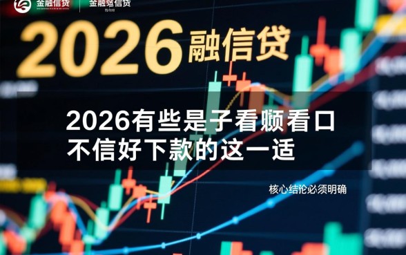 2026有哪些口子是不看征信好下款的，不看征信能下款吗