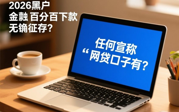 2026黑户百分百下款的网贷口子有吗，黑户哪里能借到钱