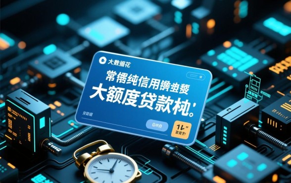 征信花大数据乱还有大额度下款的口子吗，大数据乱了哪里有下款口子