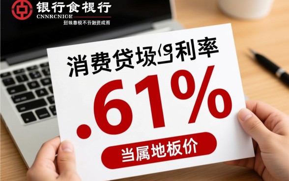 工行消费贷款利率2.61%怎么算？借10万利息多少？