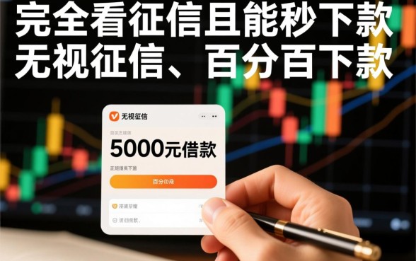 不看征信借款5000马上到账的有哪些，哪里可以申请不看征信的贷款