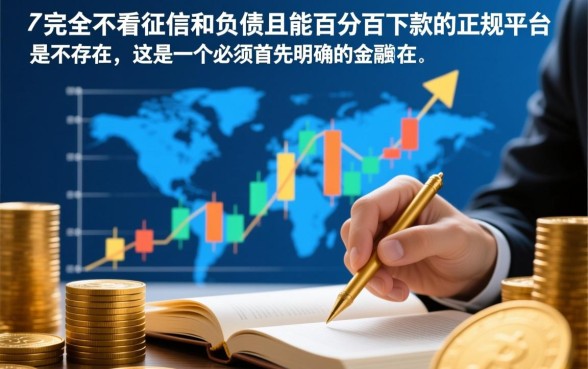 不看征信负债的网贷百分百下款，有哪些正规平台？