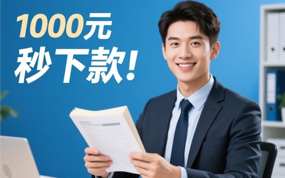 小额贷款1000元秒下款有哪些，18岁怎么申请