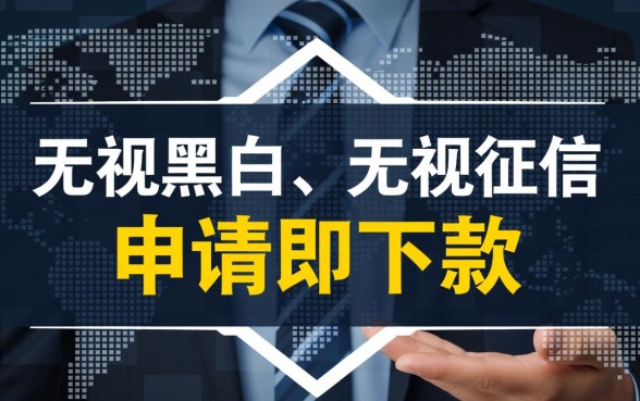 无视黑白申请就下款是真的吗，2026哪里有秒下款口子