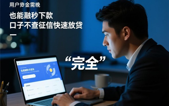 晚上也能秒下款的口子有哪些，不查征信真的能下款吗