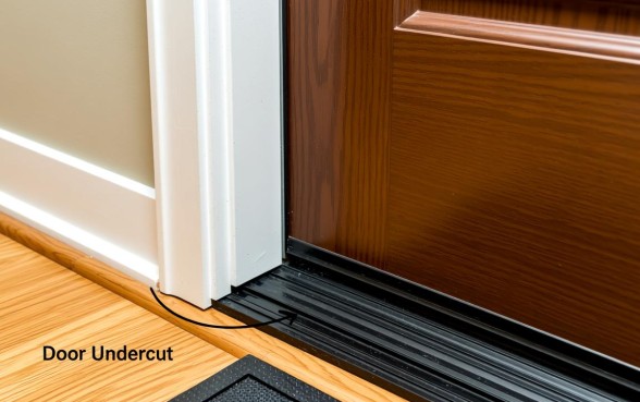 美国家庭门下面留口子叫什么，门底缝隙是猫洞吗？