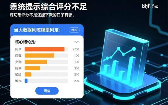 个人综合评分不足还能下款的口子有哪些，评分低怎么借钱？