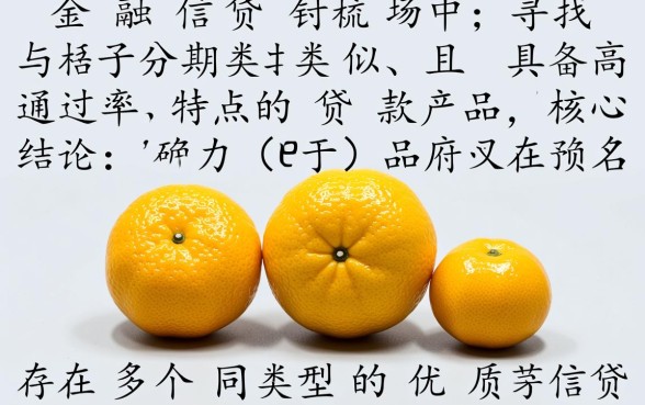 还有没跟桔子分期一样的好下款贷款口子，哪个容易下款