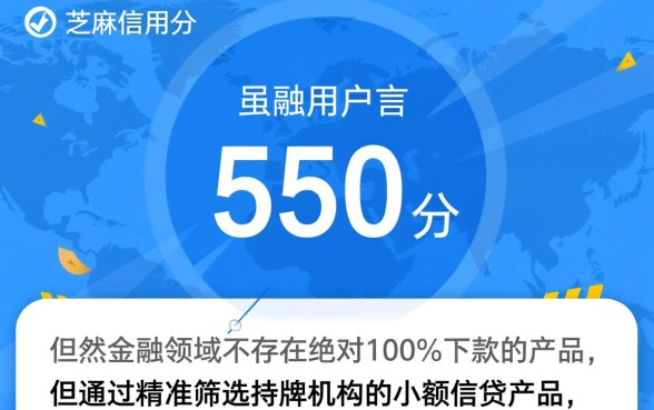 芝麻信用550以上必下款app有哪些，哪个靠谱？