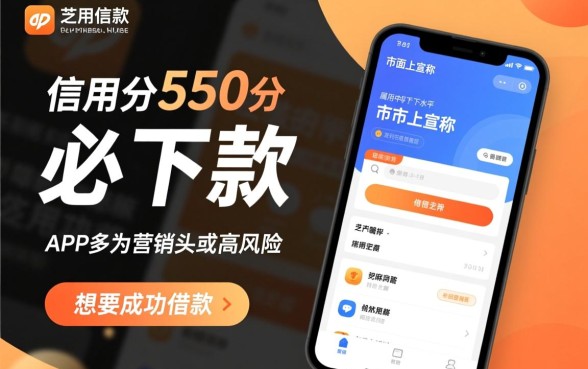 芝麻信用550以上必下款的贷款app有哪些，哪个容易通过？