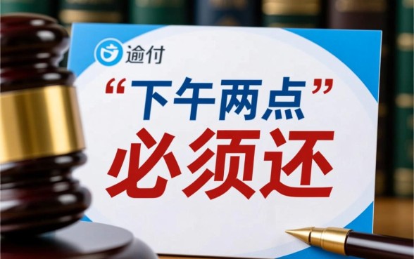 借呗逾期三天下午两点必须还吗？借呗催收说下午不还会怎样？