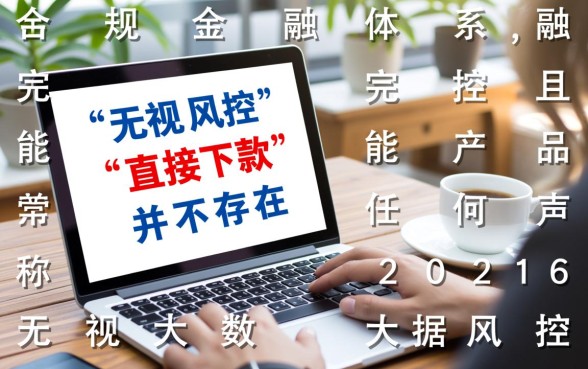 2026无视大数据风控直接下款口子有哪些，在哪里申请