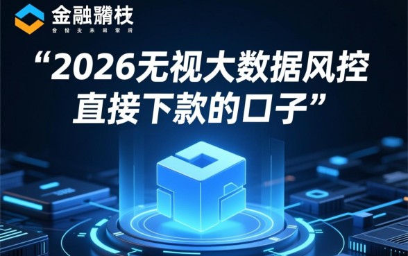 2026无视大数据风控下款口子是真的吗，怎么申请？