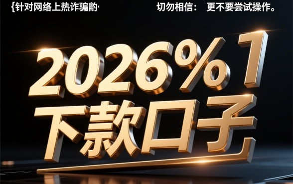 2026%下款口子是骗局还是真有其事，2026%下款口子是真的吗