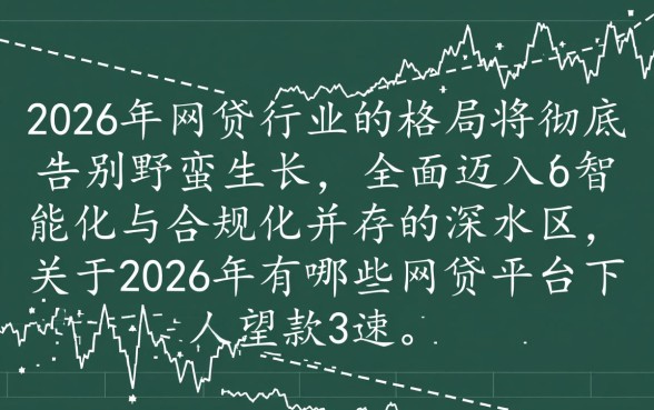 2026年有哪些网贷平台下款速度快，哪些平台容易通过秒下款