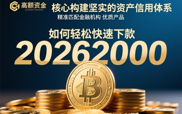 如何轻松快速下款20262000元，大额贷款怎么申请最快