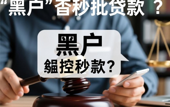 有没有口子能让秒批贷款不查黑户记录，2026不看征信能下款吗