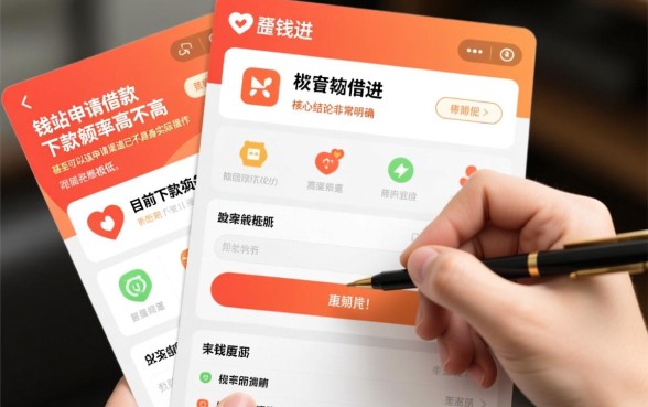 爱钱进在钱站申请借款下款几率高不高，容易通过吗