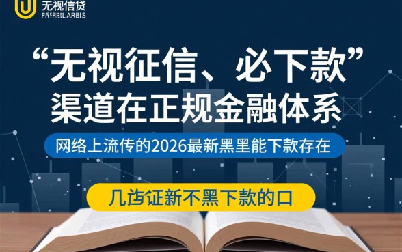 2026最新黑户能下款的口子有哪些，不用审核能过吗？