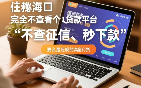 海口有没有不查看个人征信的贷款平台，海口不看征信哪里能借到钱