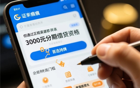 征信不好怎么借3000分期？哪个app容易下款？