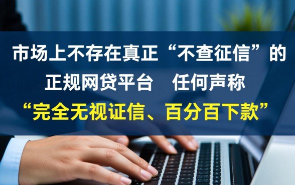 什么网贷不查征信好下款的正规平台呢，哪些比较靠谱？