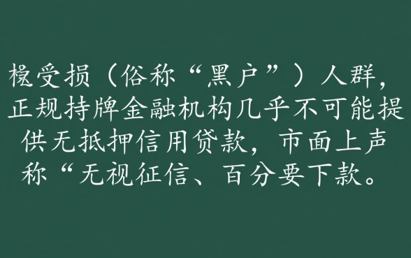 黑户可借的网贷有哪些，2026年不看征信能下款吗