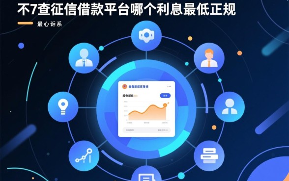 不查征信借款平台哪个利息最低正规?不看征信借钱口子有哪些?