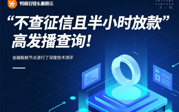 哪个借款平台不查征信半小时放款的呢，正规安全吗？