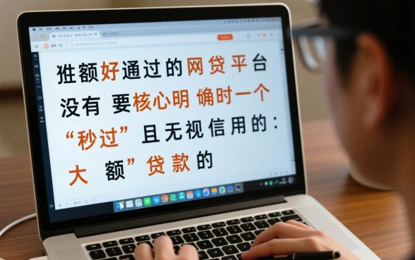 有什么大额贷好通过的网贷平台，哪个容易下款比较靠谱