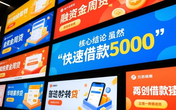 快速借款5000一分钟到账靠谱吗？哪里申请不限年龄的小额贷款？