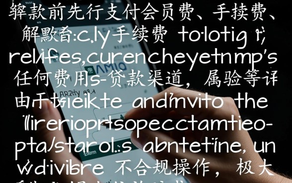 下款扣手续费的口子有哪些，购买会员下款的口子靠谱吗