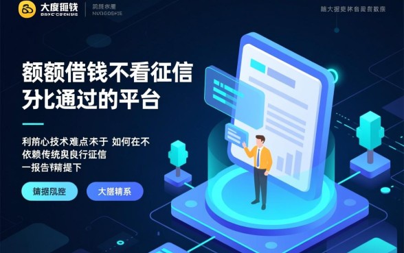 小额度借钱不看征信百分百通过，哪个平台容易下款？