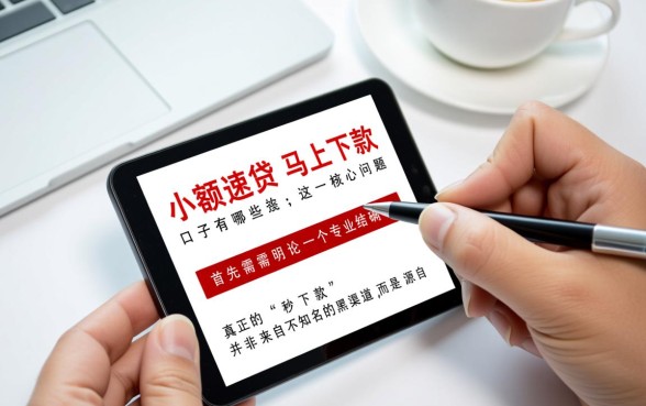小额速贷马上下款的口子有哪些，2026正规秒下款平台？