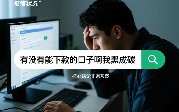 黑户能下款的口子，有没有能下款的口子啊我黑成碳