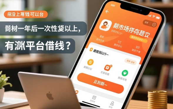 有没有平台借钱一年后还款，哪个平台可以借一年一次性还
