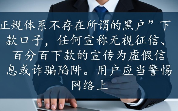 有啥黑户能下款的口子贷款呢，真的不看征信吗？